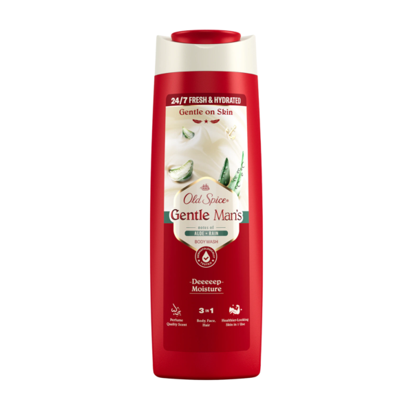 Old Spice GentleMan’s Aloe & Rain – Gel Douche 3-en-1