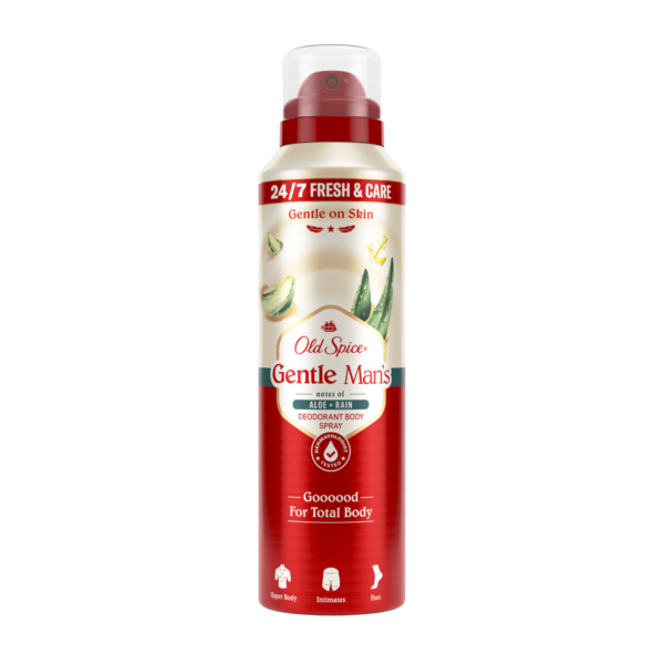 Old Spice GentleMan’s Aloe & Rain – Déodorant Spray